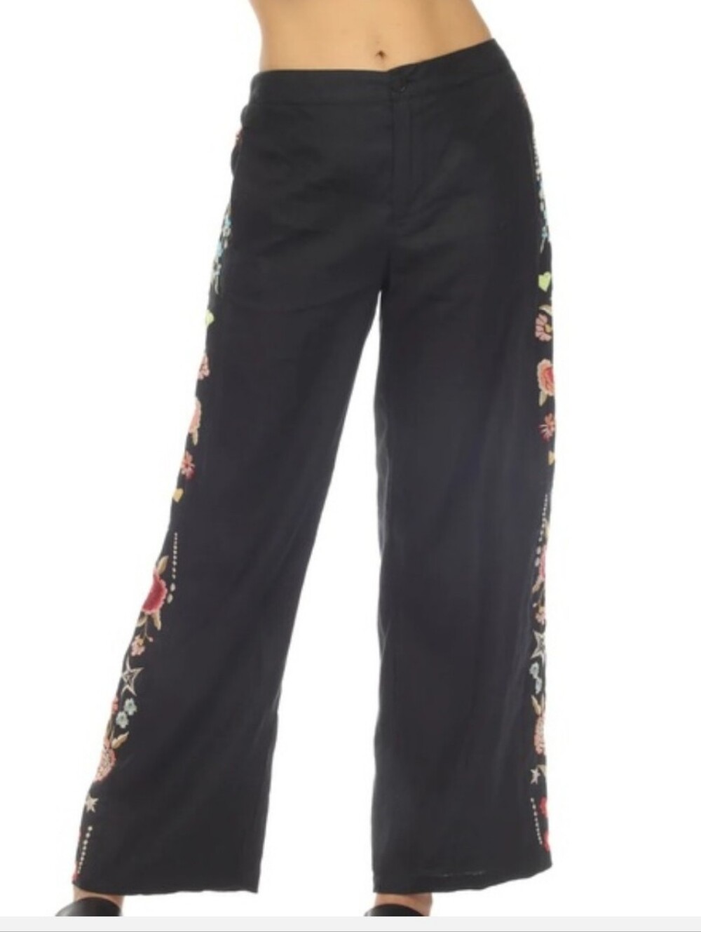 Johnny Was Maria Linen Pants, L, NWT - Picture 2 of 15